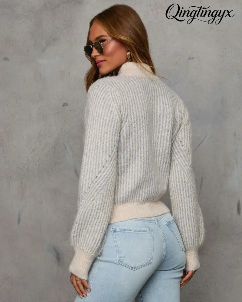 Be Your Favorite Turtleneck Sweater - Long Sleeve Sweater