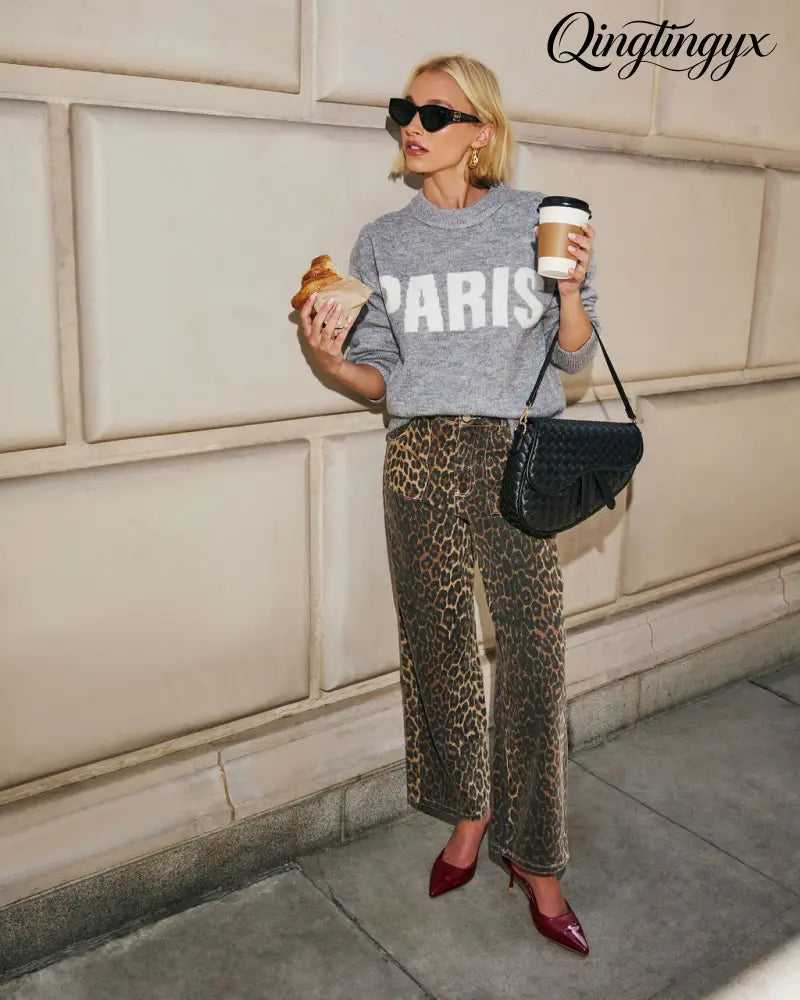 City Of Love Pullover Sweater - Long Sleeve Sweater
