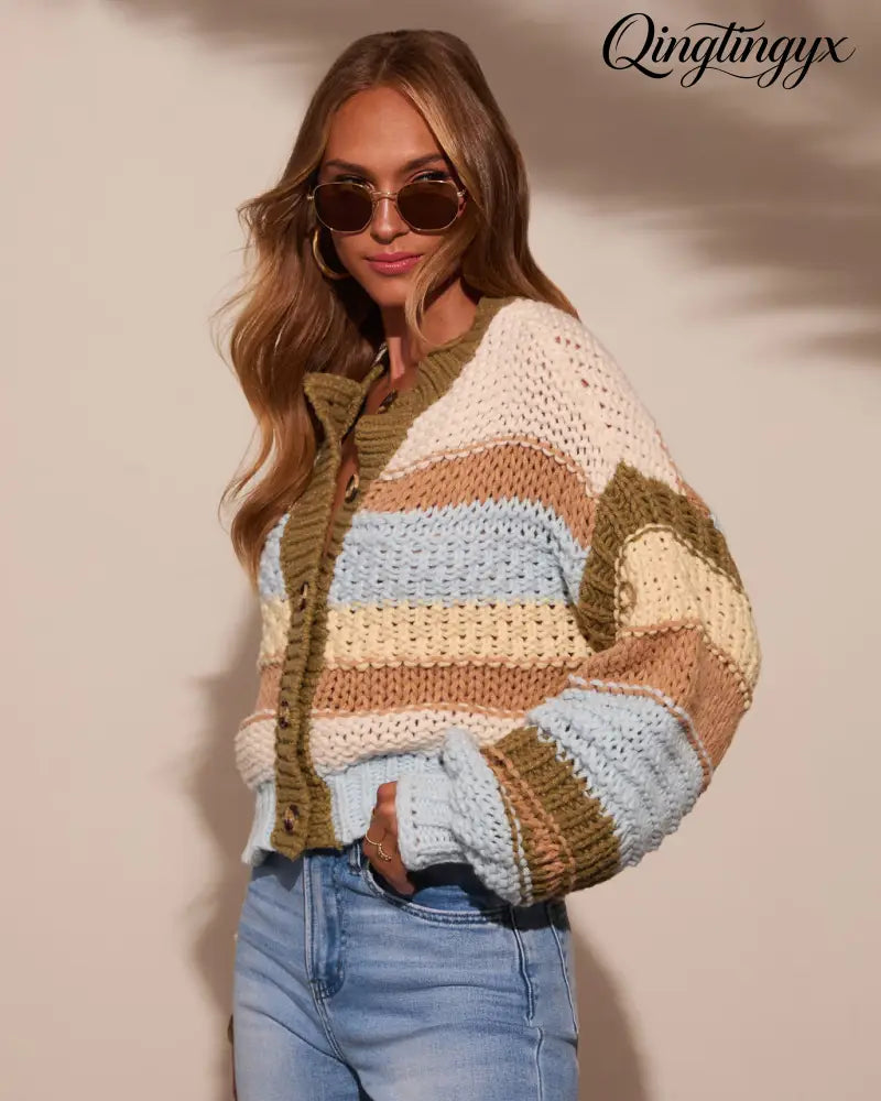 Heidi Knit Cardigan - Cardigan