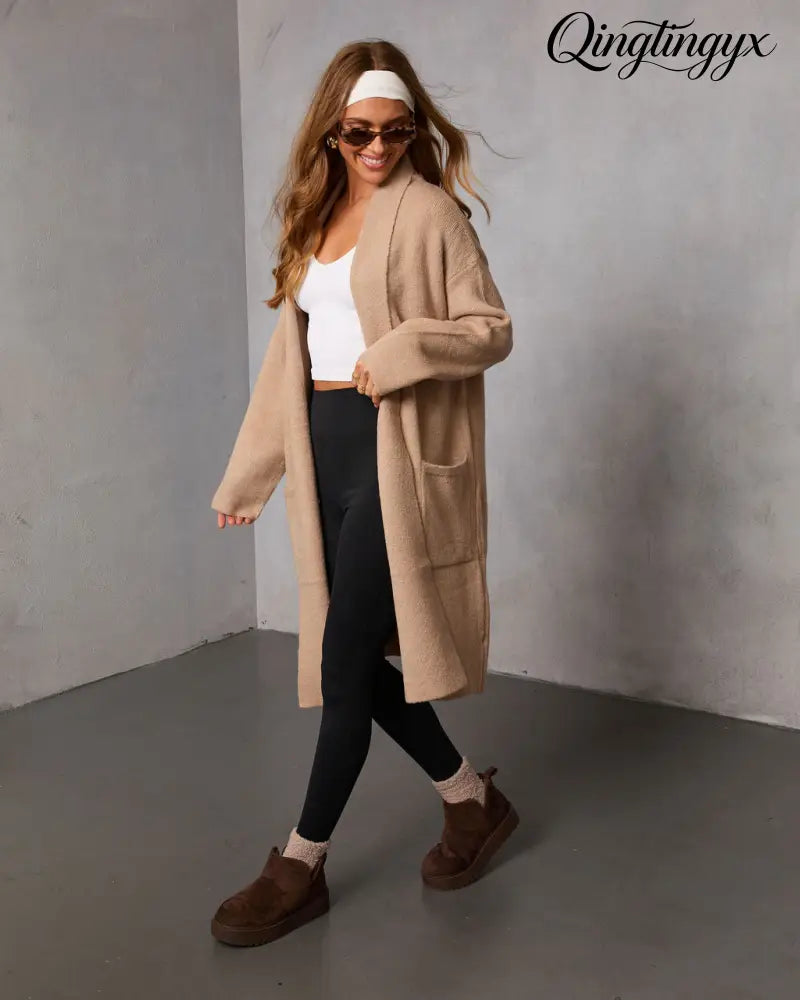 Homebound Knit Duster Cardigan - Cardigan
