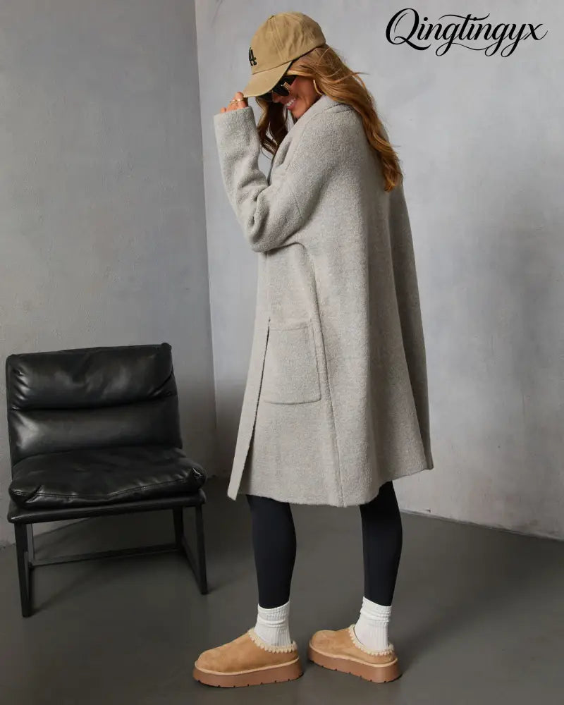 Homebound Knit Duster Cardigan - Cardigan