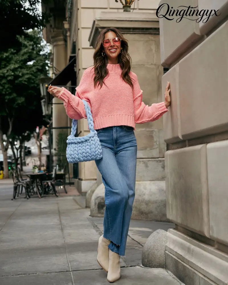 Mood Lift Turtleneck Sweater - Long Sleeve Sweater