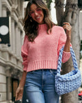 Mood Lift Turtleneck Sweater - Pink / XS - Long Sleeve Sweater