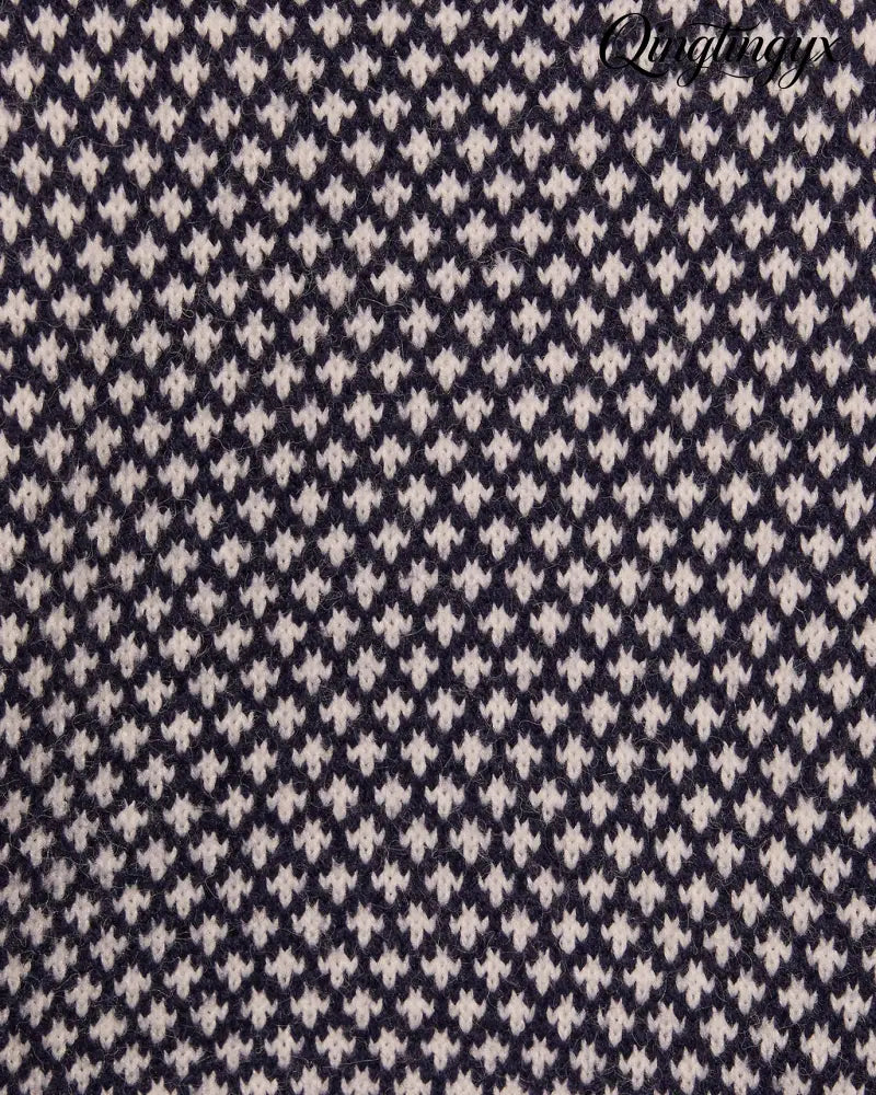 Spot On Abstract Contrast Cardigan - Cardigan