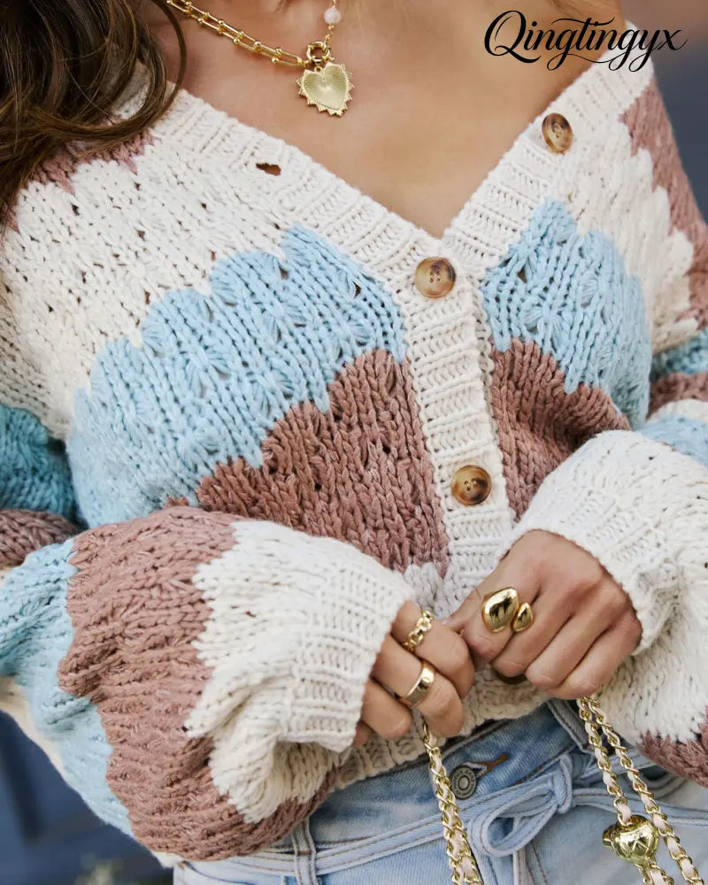 Warm Fuzzies Knit Cardigan - Cardigan